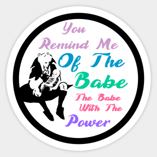 Babe Power Sticker